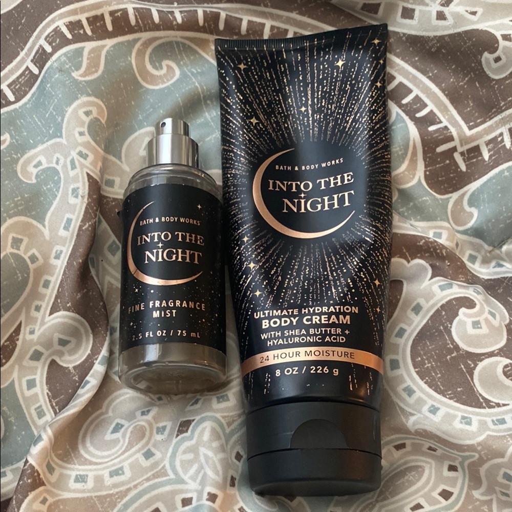 Bath & Body Works Into the Night Body Cream and Fragrance Mist